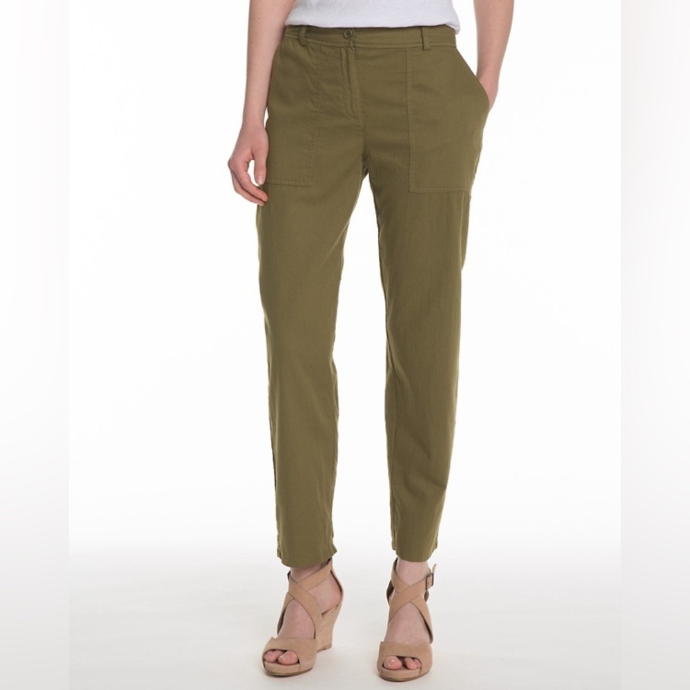 Eileen Fisher Olive Ankle Pants
